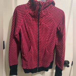 Lululemon Athletica Black and Pink Hoodie